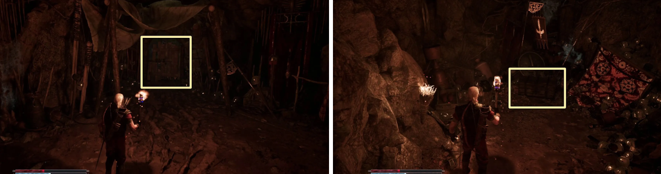 Black goblin cave entrance