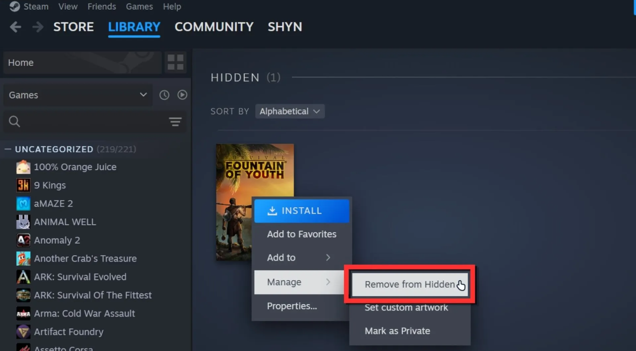 Steam — how to find, view and unhide games on PC and Steam Deck - Image 4