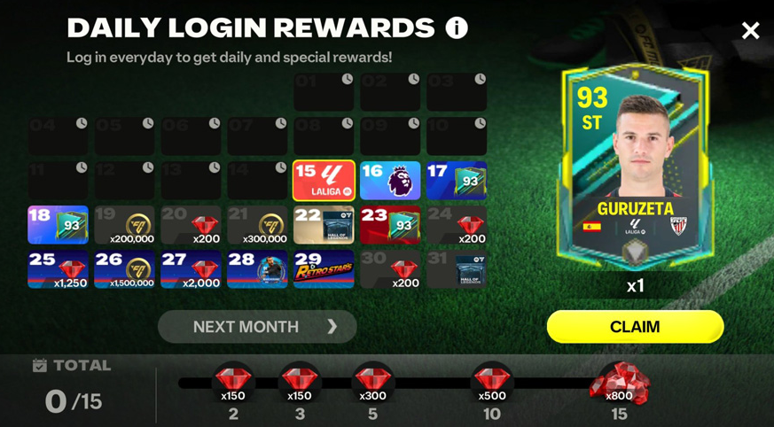 Daily Challenge rewards comparison