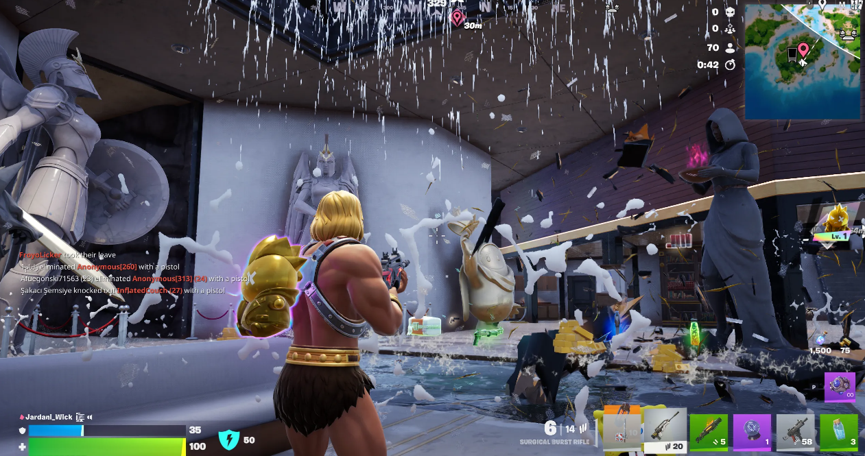 Aquarium loot rewards