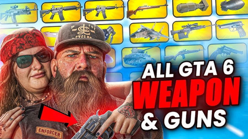 GTA 6 — Complete Weapon List from Trailers, Exclusive Guns, and New Combat Mechanics