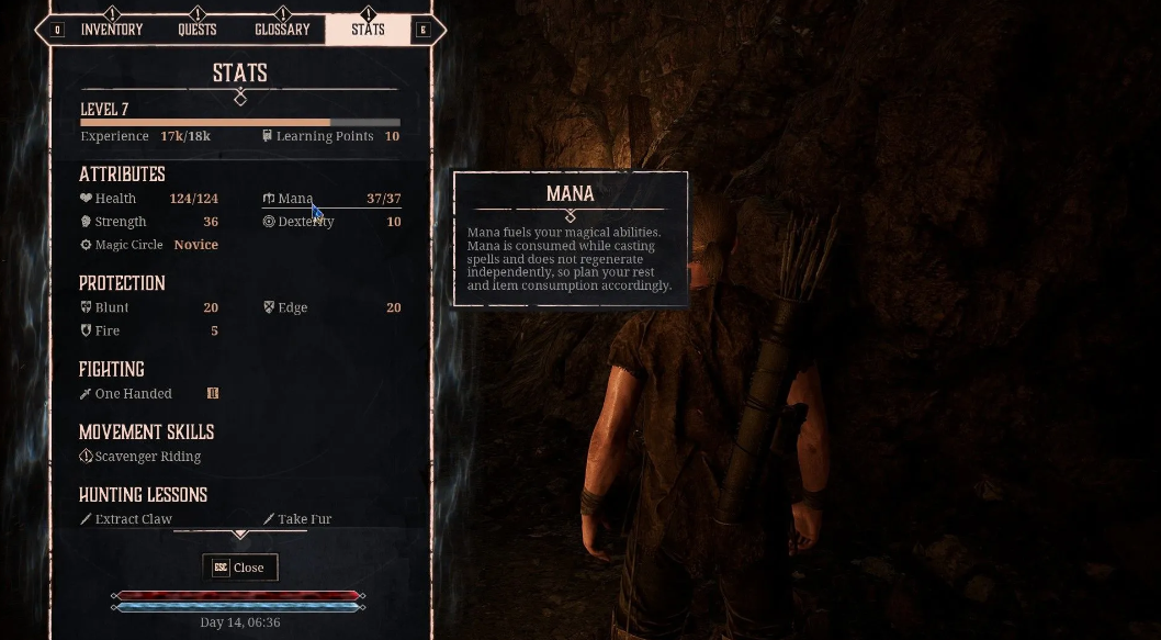 Xardas teaching sixth circle