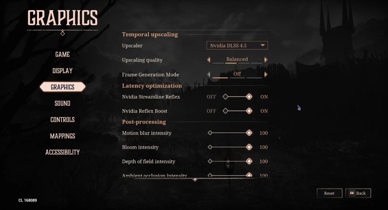 Gothic 1 Remake graphics settings