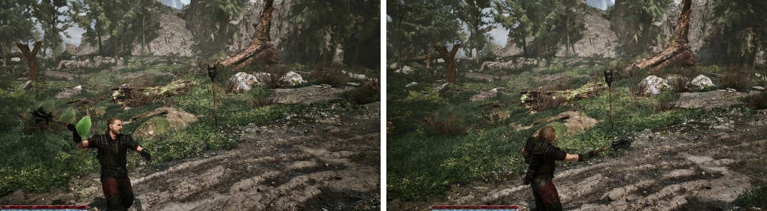 One handed sword combat