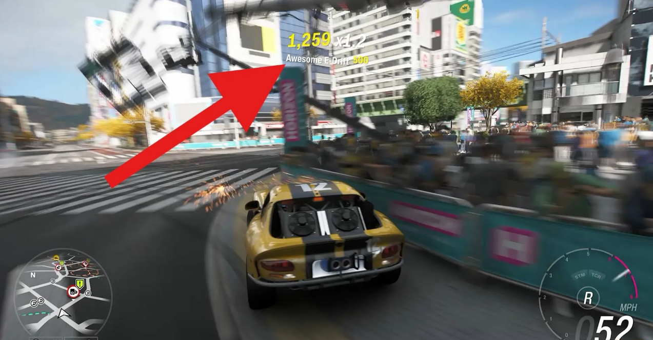 Excellent drift in Tokyo