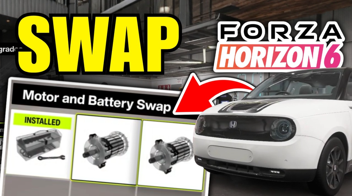 How to do engine and battery swap in Forza Horizon 6 — cheap Wuling method
