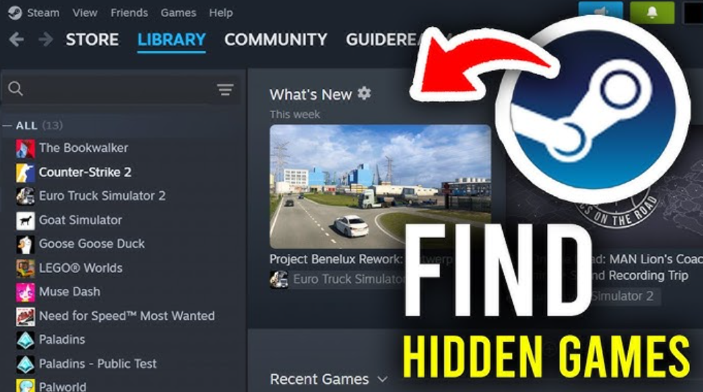 Steam — how to find, view and unhide games on PC and Steam Deck