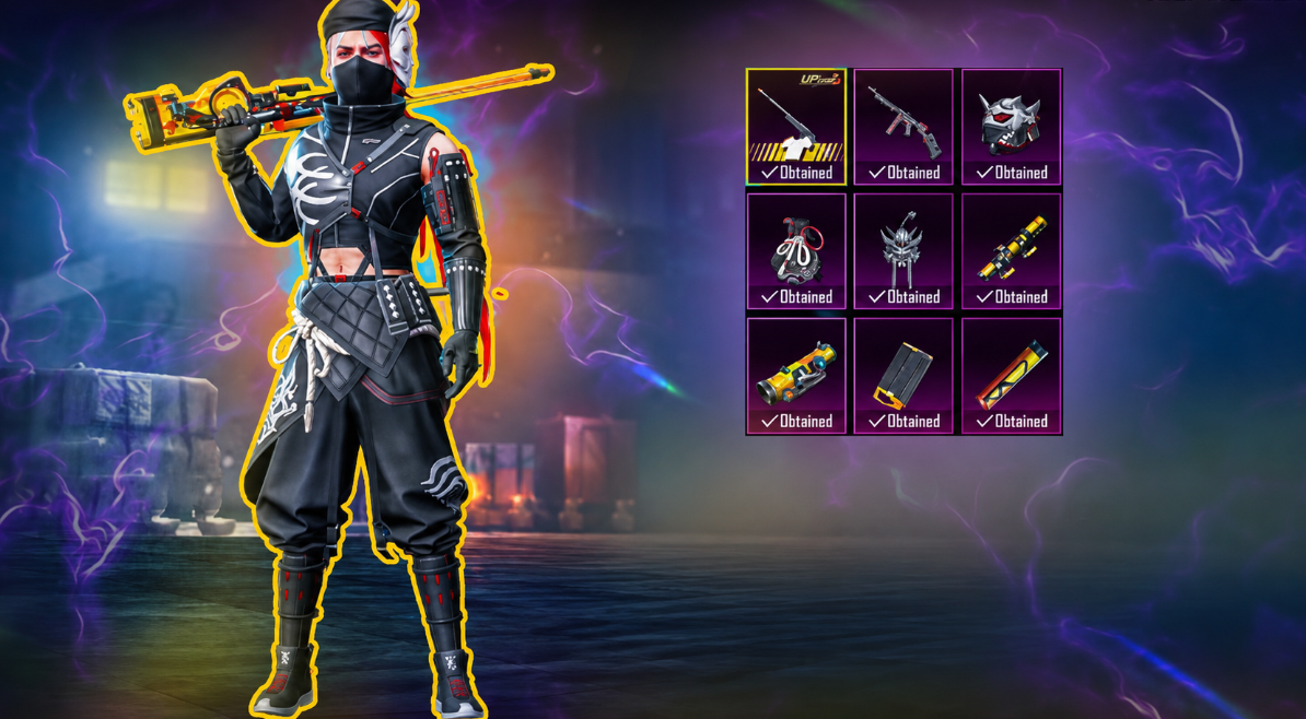 PUBG Mobile Ninja God skin