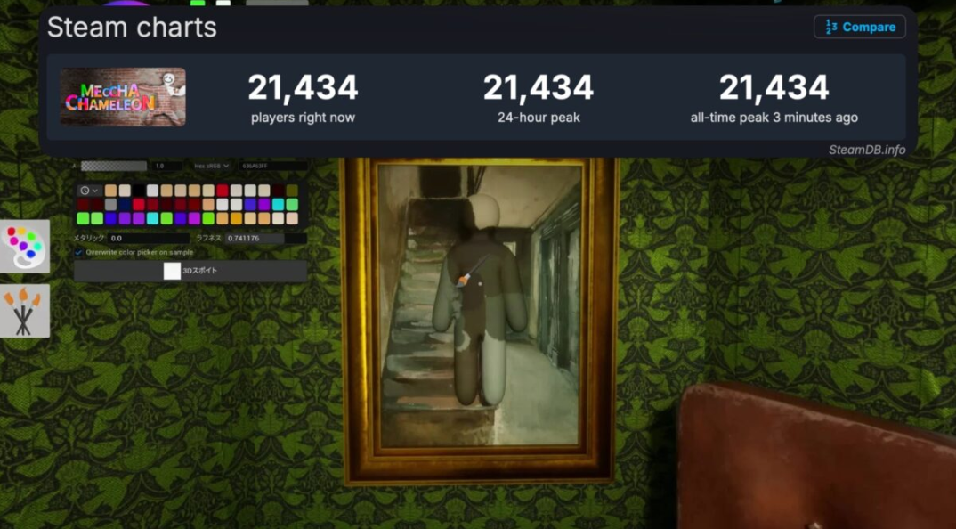 Meccha Chameleon — indie phenomenon: 500K copies in 3 days and $1M revenue