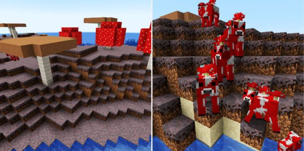 Mushroom Island mooshrooms