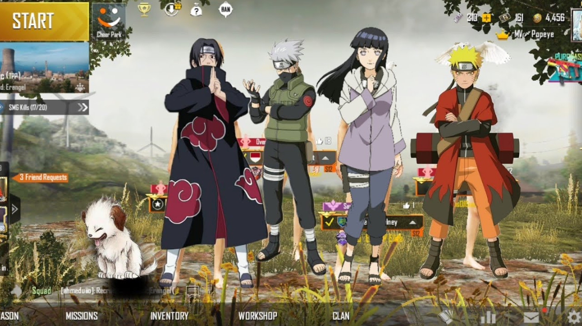 Naruto PUBG Mobile collaboration