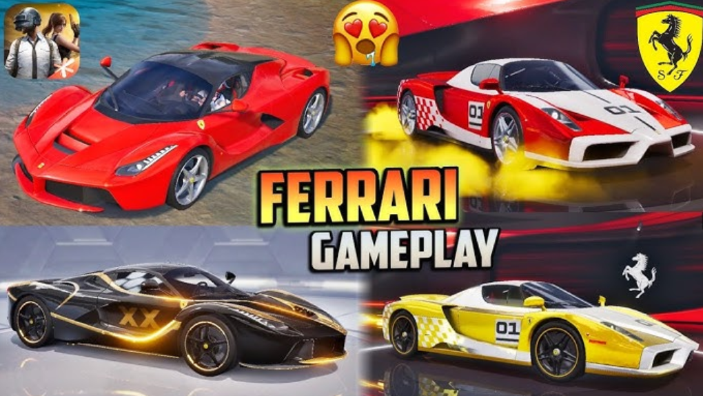 Ferrari cars in PUBG