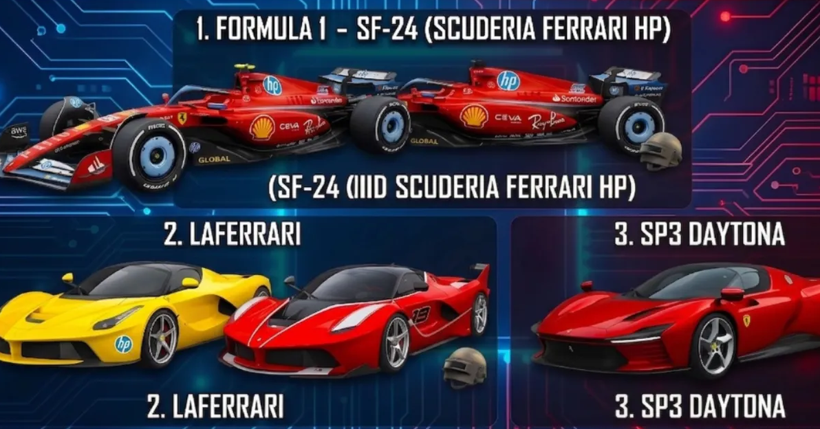 Ferrari collaboration vehicles