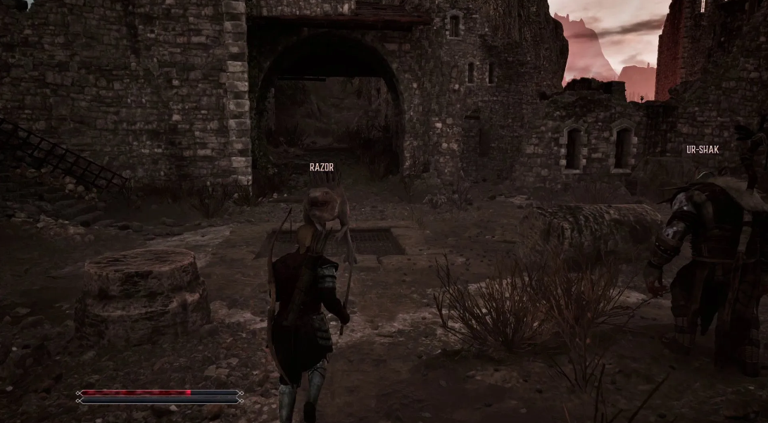 Hidden tower with chest