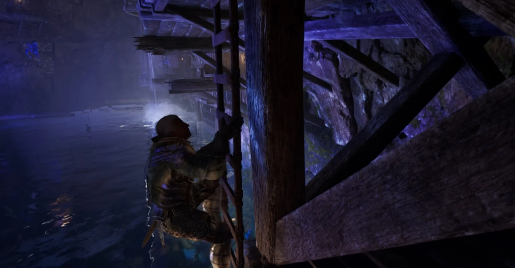 Flooded mine secret winch
