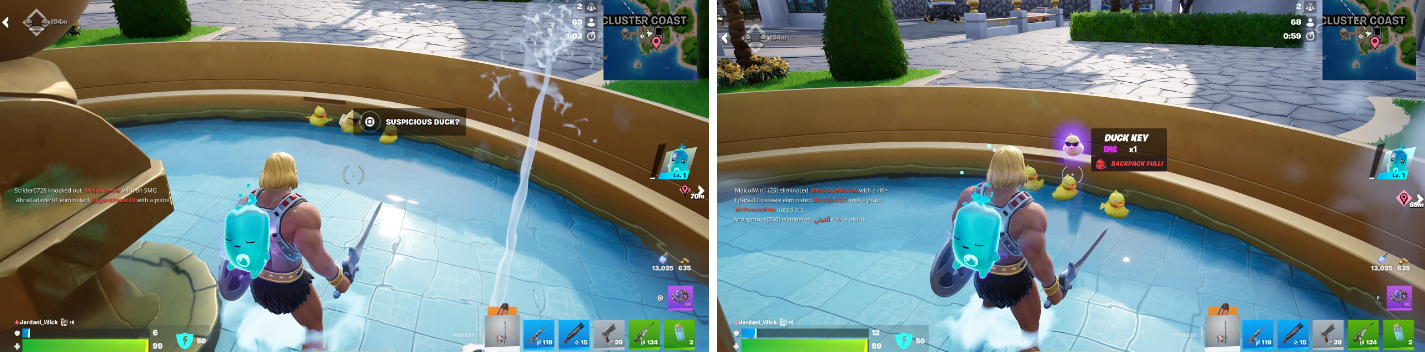 Suspicious Duck locations