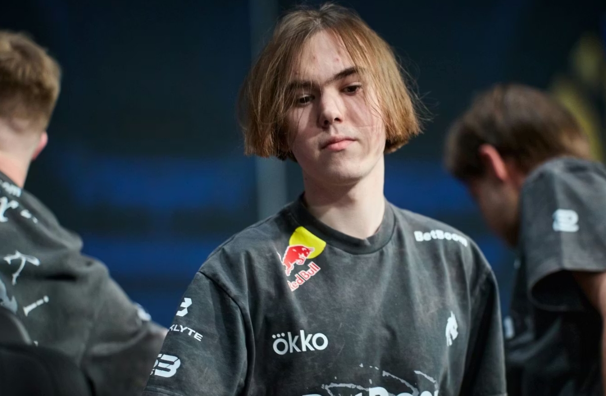 Team Spirit player Daniil donk Kryshkovets after the match against G2 Esports at IEM Cologne Major 2026