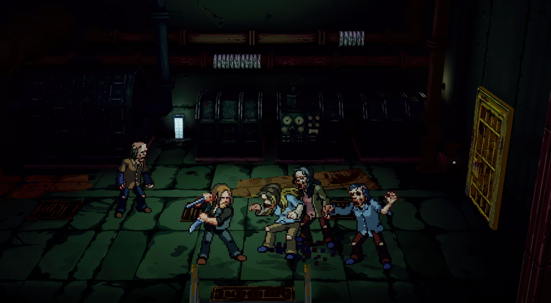 Walking Dead game battle