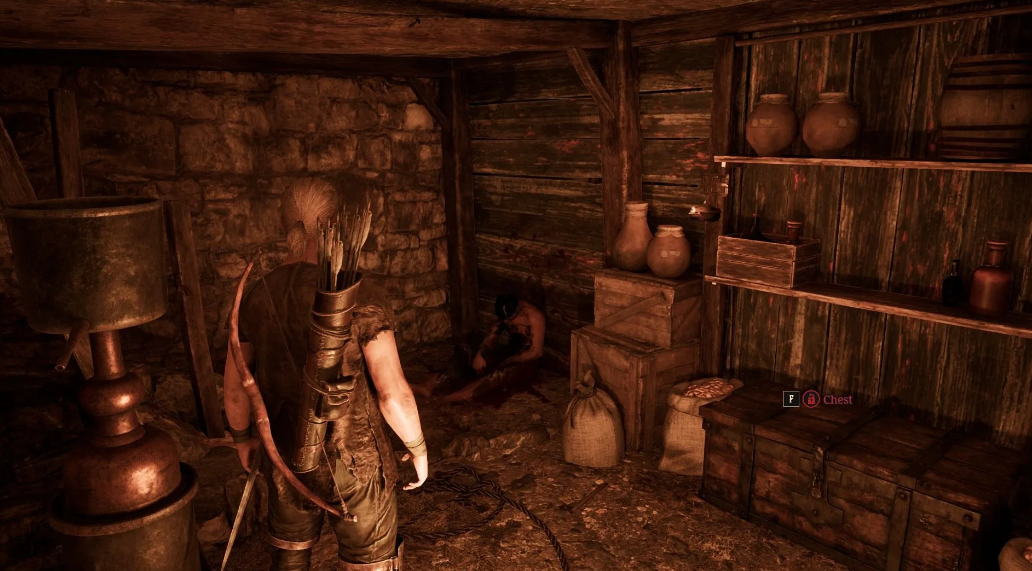 “Up to Neck” quest walkthrough in Gothic 1 Remake — find Bran and Silas basement chest code