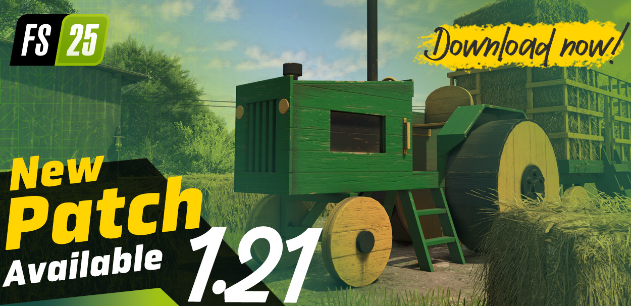 Farming Simulator 25 patch 1.21: full changelog and performance fixes