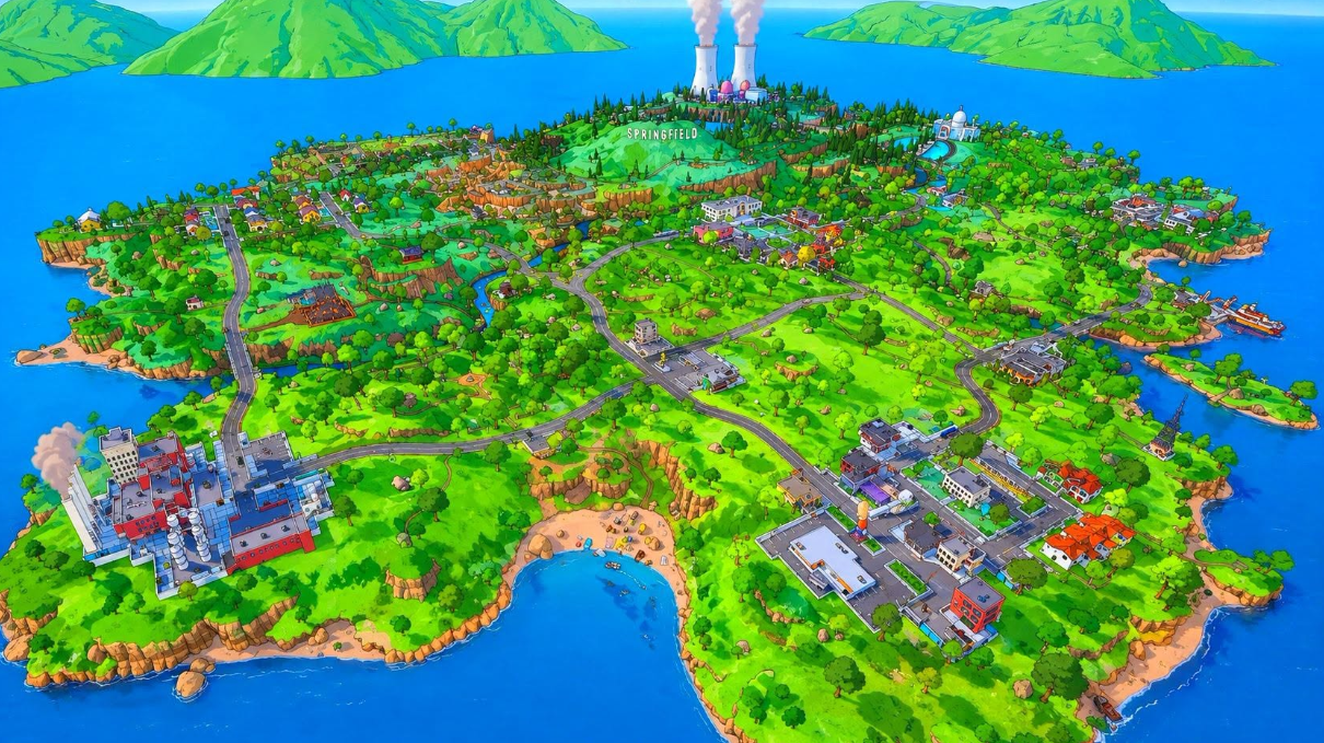 Fortnite Springfield Reloaded: release date, full POI list, and all v41.30 rewards explained - Image 2