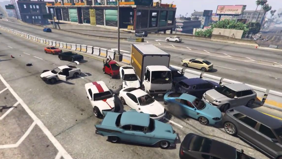 GTA V traffic AI