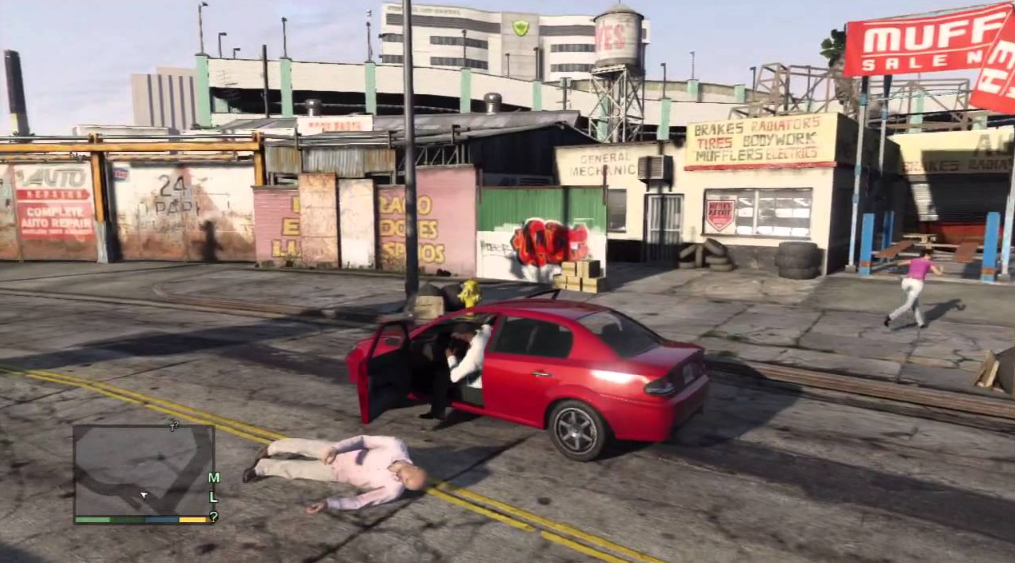 GTA car theft traffic