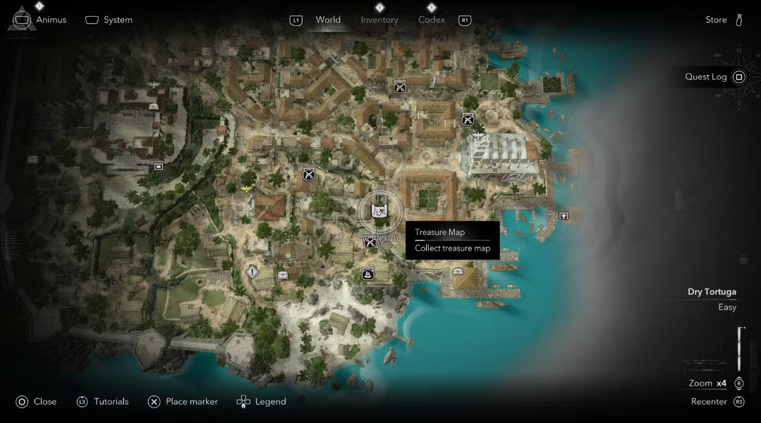 Exotic Seashells chest location