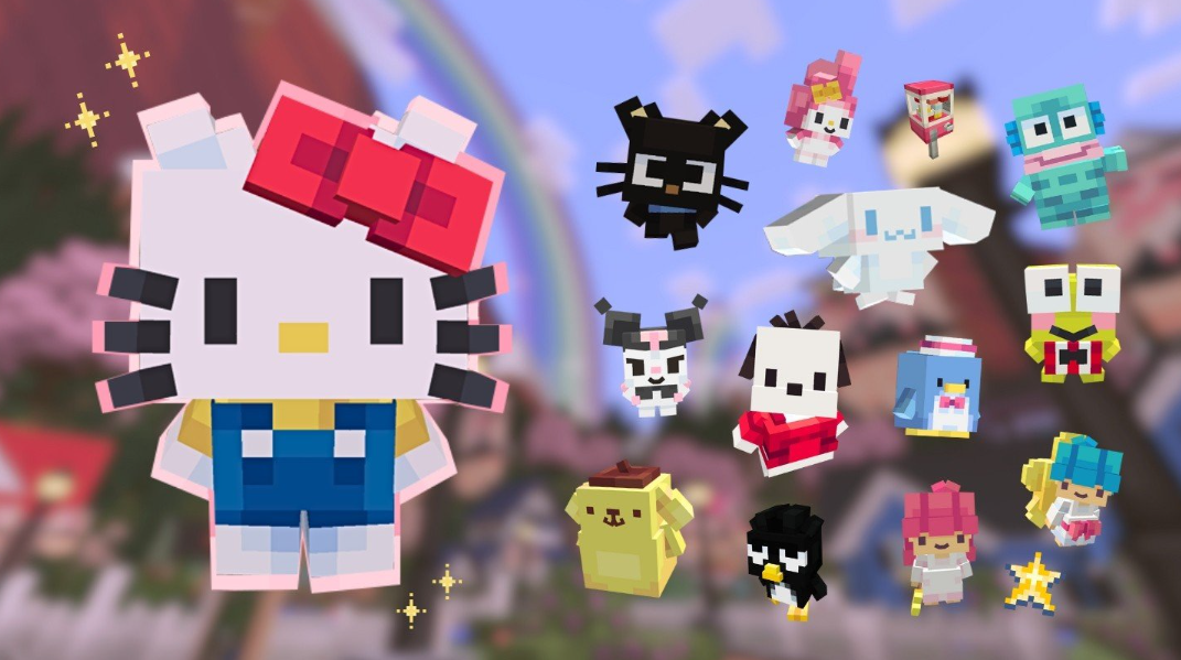 DLC с мебелью Hello Kitty для Minecraft: достижения, драгоценные камни и торговый автомат — Изображение 2