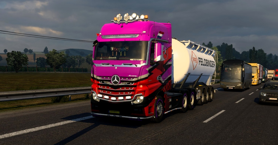 Holland Style Tuning Pack for Euro Truck Simulator 2: How "Danish Style" Is Taking Over Trucker Cabs