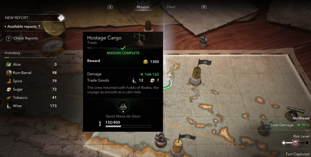 Kenway fleet trade missions