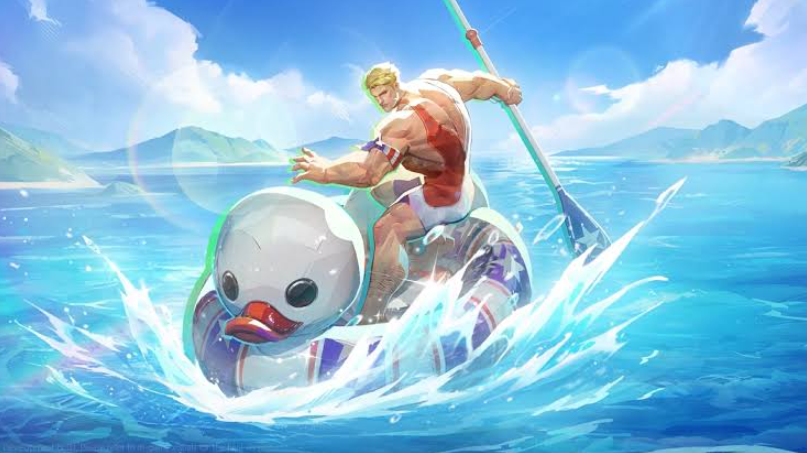 Captain America beach skin