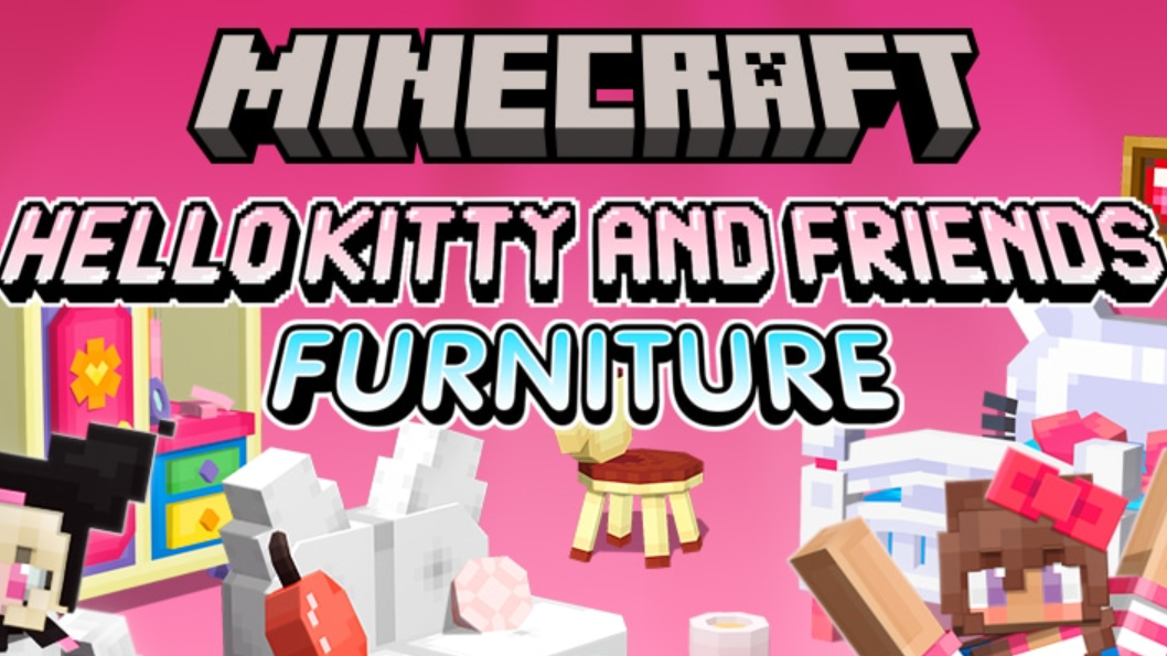 Minecraft Hello Kitty Furniture DLC: achievements, gems, and vending machine explained