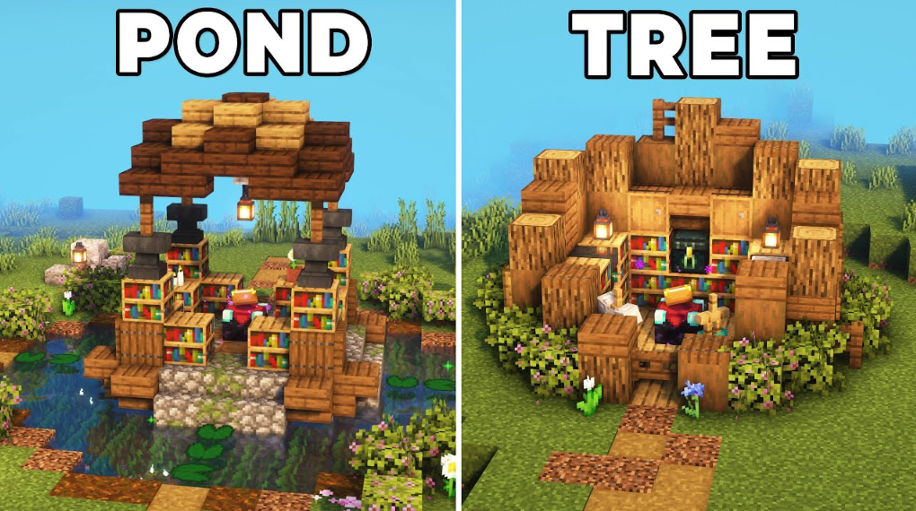 Minecraft: enchanting table recipe, 15 bookshelf placement, and 5 room design ideas - Image 4