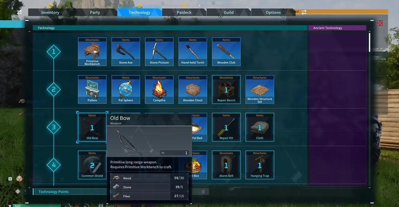 Palworld starter gear