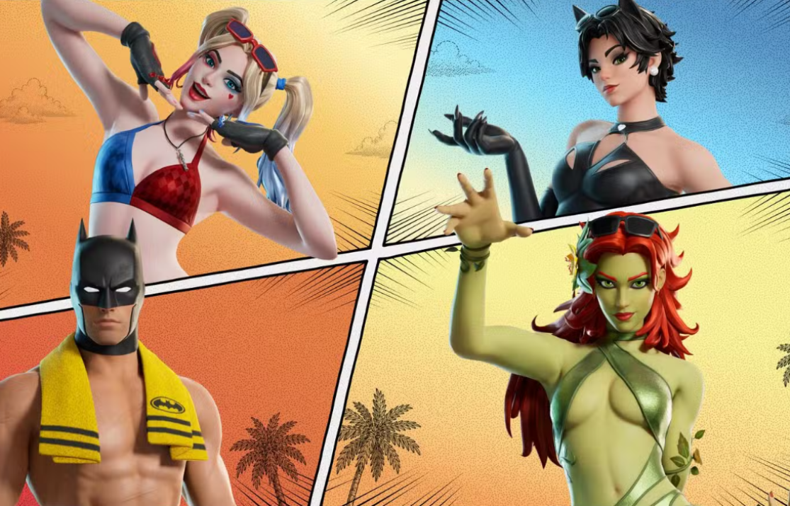 Summer Harley Quinn & Poison Ivy skins in Fortnite — full Hot Bat Summer guide