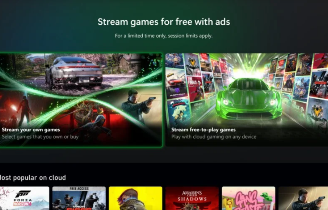 Xbox Cloud Gaming with ads: complete review of testing, tariffs and requirements