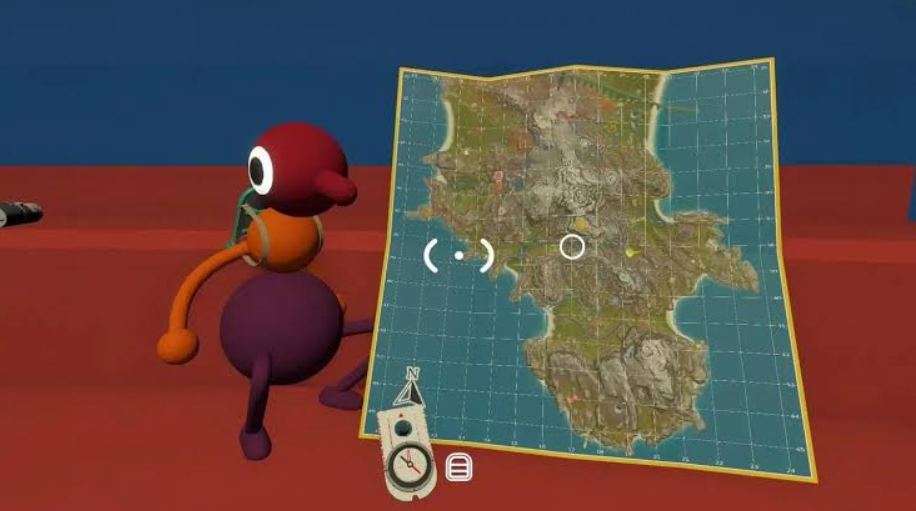 Big Walk instrument locations map