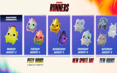 Fortnite Event Week: Schedule, Gem Sprites & XP Bonuses Explained