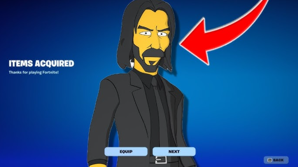 Simpsonified John Wick