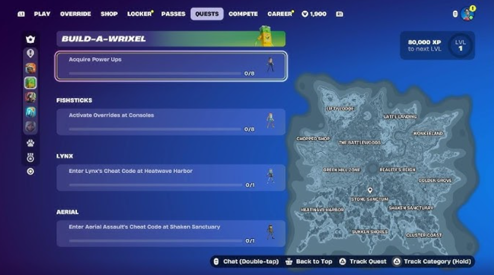 Wrixel Fortnite — complete guide to collecting all 15 modifications with exact coordinates and optimal routes - Image 4