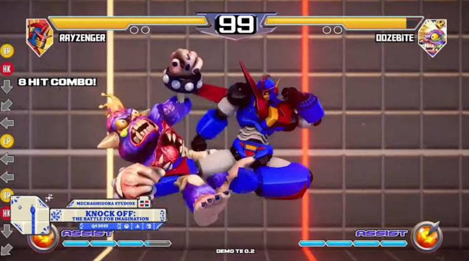 2D fighting gameplay combat