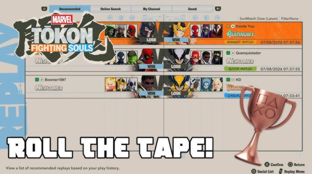Marvel Tokon Fighting Souls Trophies