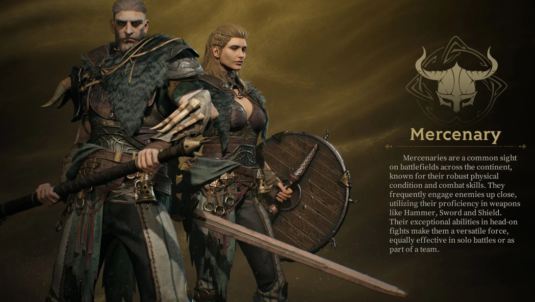 Mercenary game character