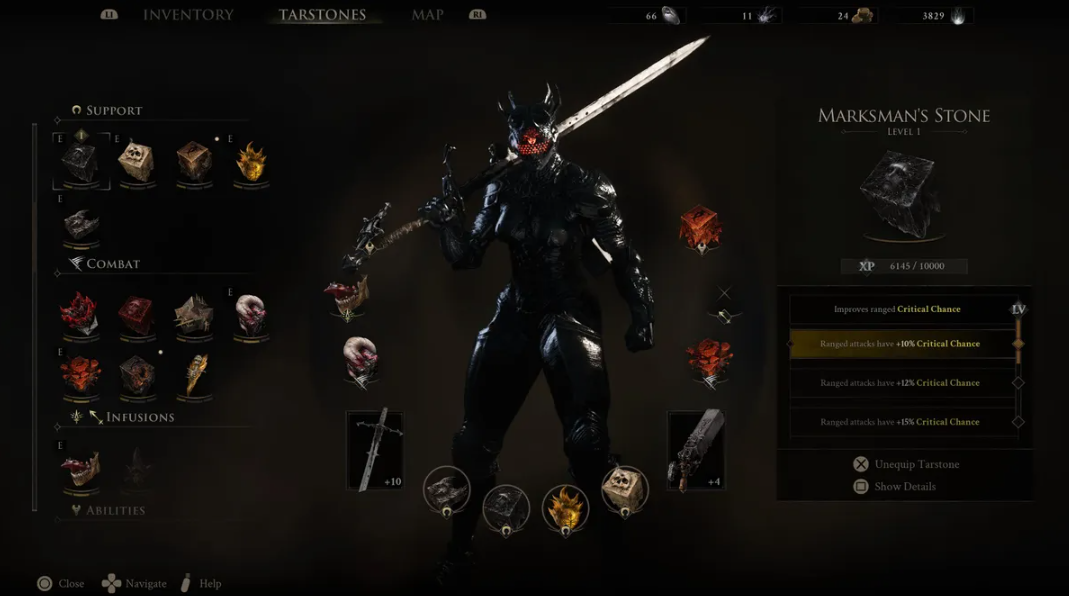 Mortal Shell 2 weapon selection