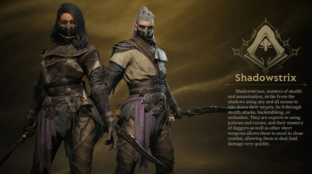 Shadowstriker playable character