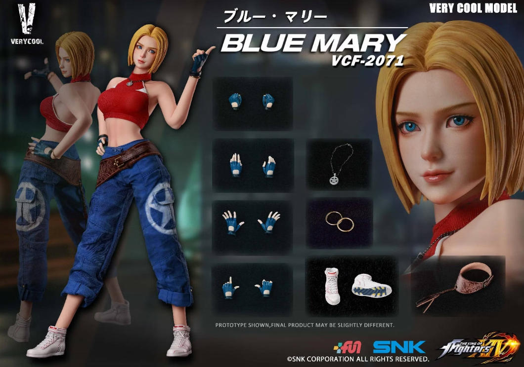 VeryCool Reveals Blue Mary Figure from The King of Fighters XIV