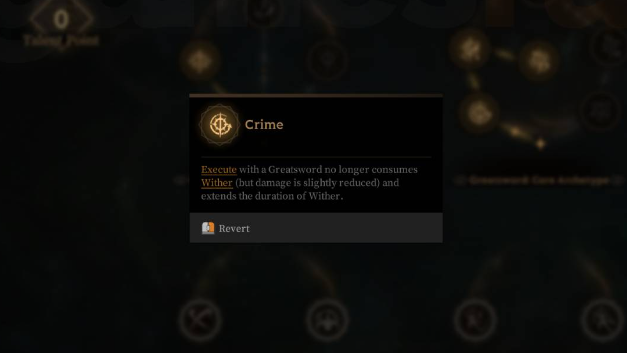 Withered Knight Talents