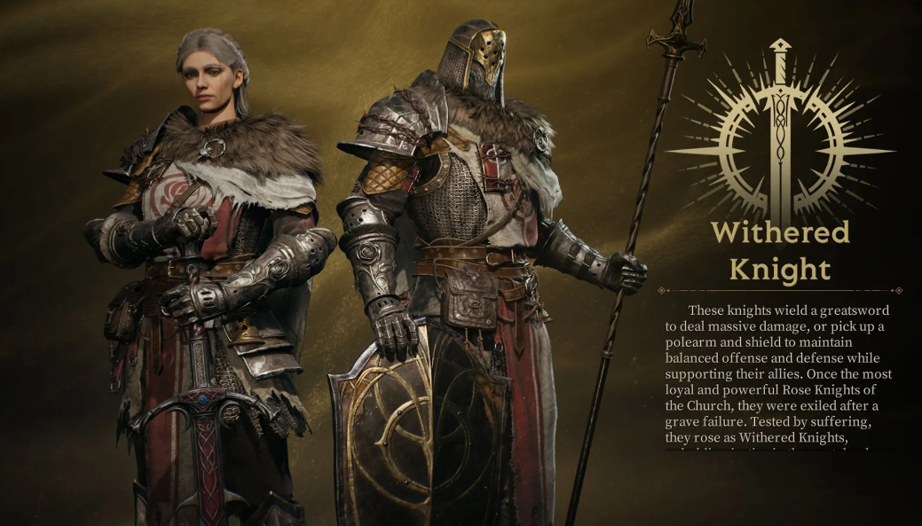 Withered Knight hero