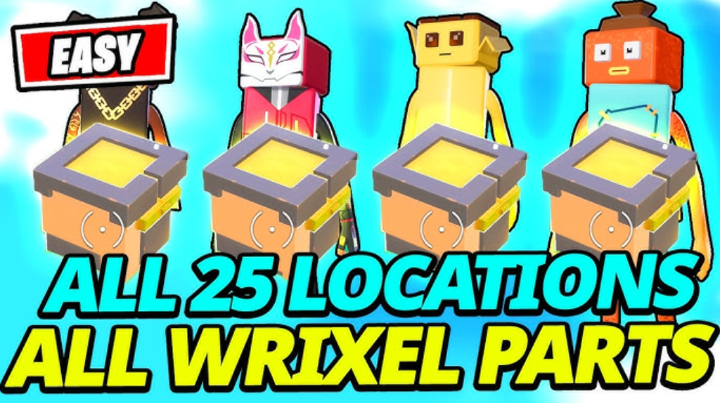 Wrixel Fortnite — complete guide to collecting all 15 modifications with exact coordinates and optimal routes - Image 1